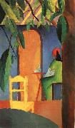 August Macke Turkish Cafe II oil on canvas